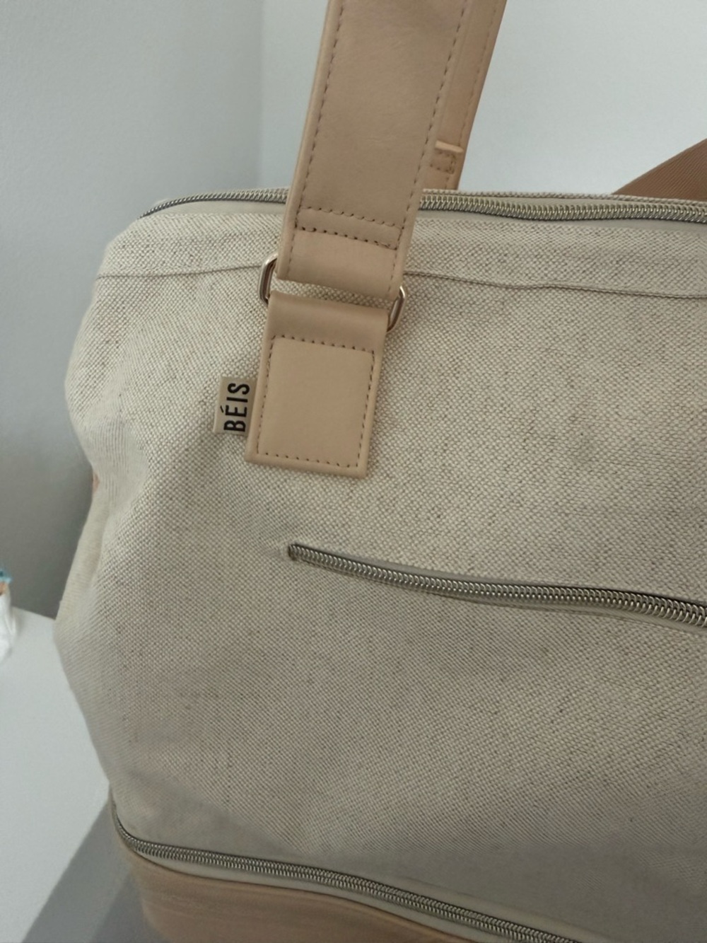 BEIS Beige Weekender Bag - Picture 3 of 3